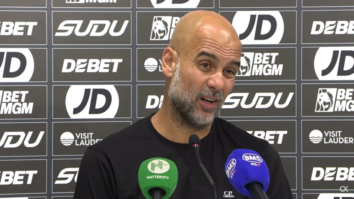 Пеп Гвардиола / скриншот с видео пресс-конференции