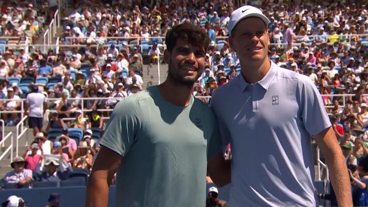 Карлос Алькарас та Яннік Сіннер / Скріншот
