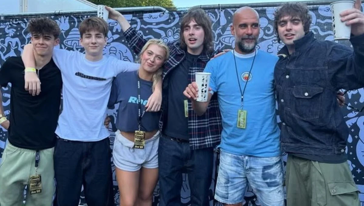 Пеп Гвардіола на концерті Oasis / фото з відкритих джерел