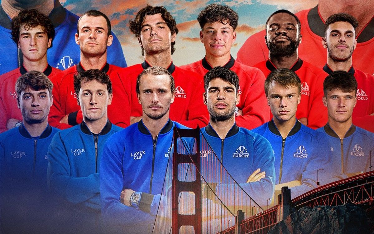 Склади збірних Європи та Світу на Кубок Лейвера-2025 / фото: x.com/LaverCup