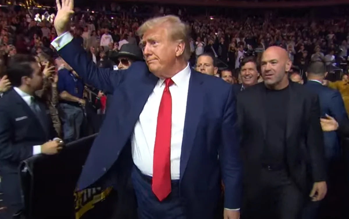 Дональд Трамп та Дана Вайт / скріншот