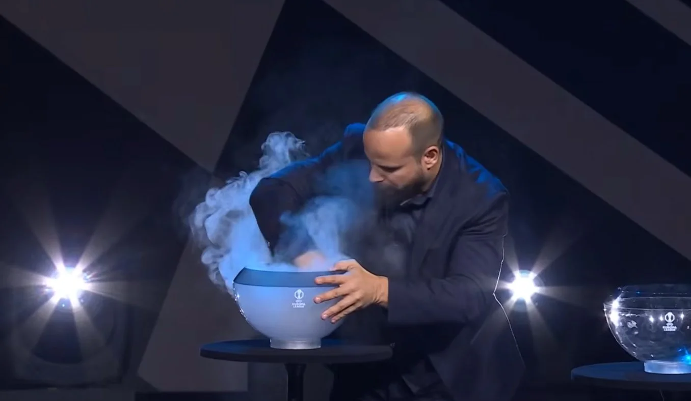 Жеребьевка общего этапа ЛЕ была эффектной