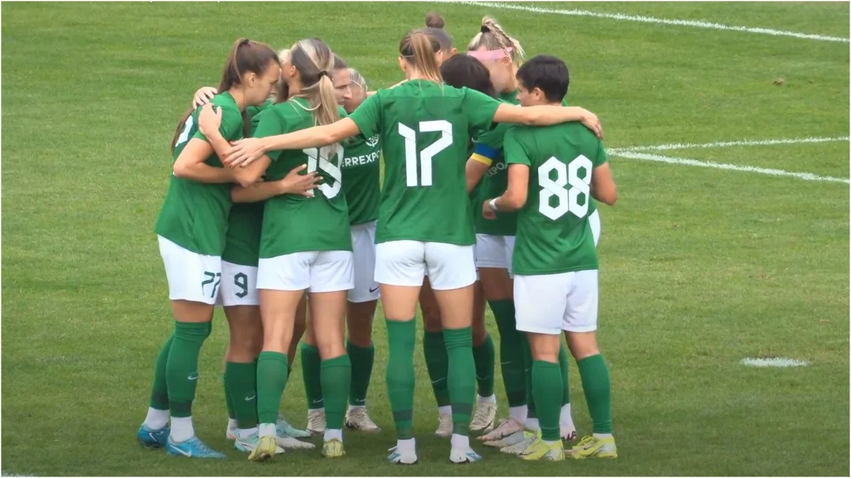 Жіноча команда Ворскли / скріншот