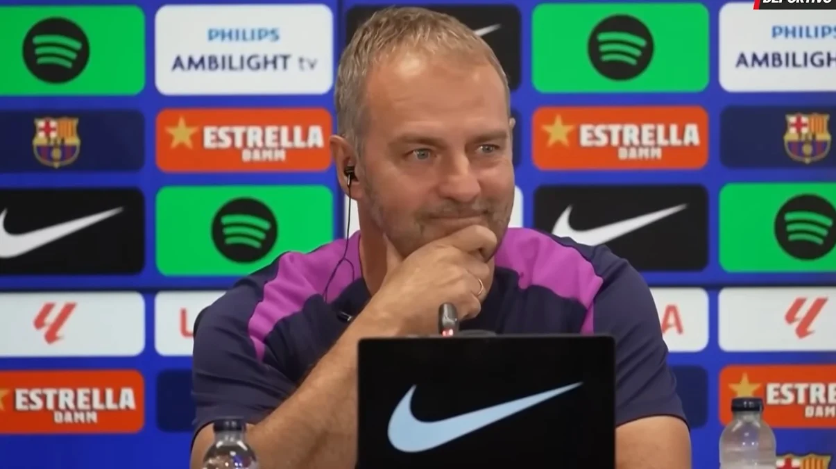 Ганси Флик / скриншот с пресс-конференции