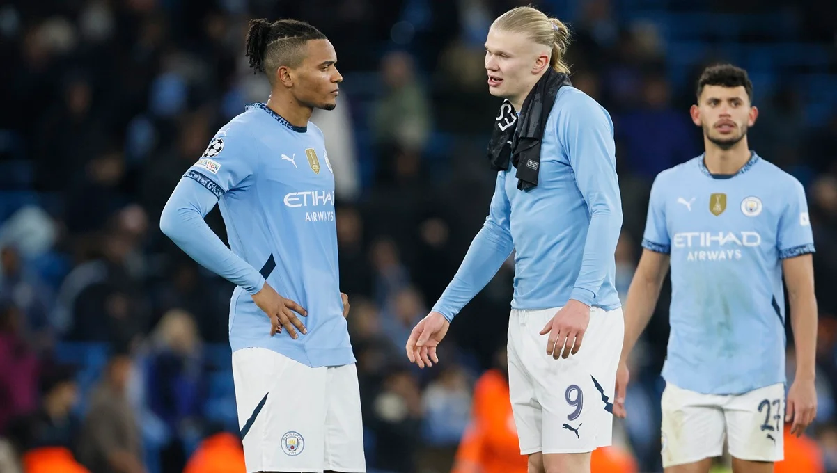 Мануэль Аканджи и Эрлинг Холанд / фото: Richard Sellers/Sportsphoto/Allstar via Getty Images