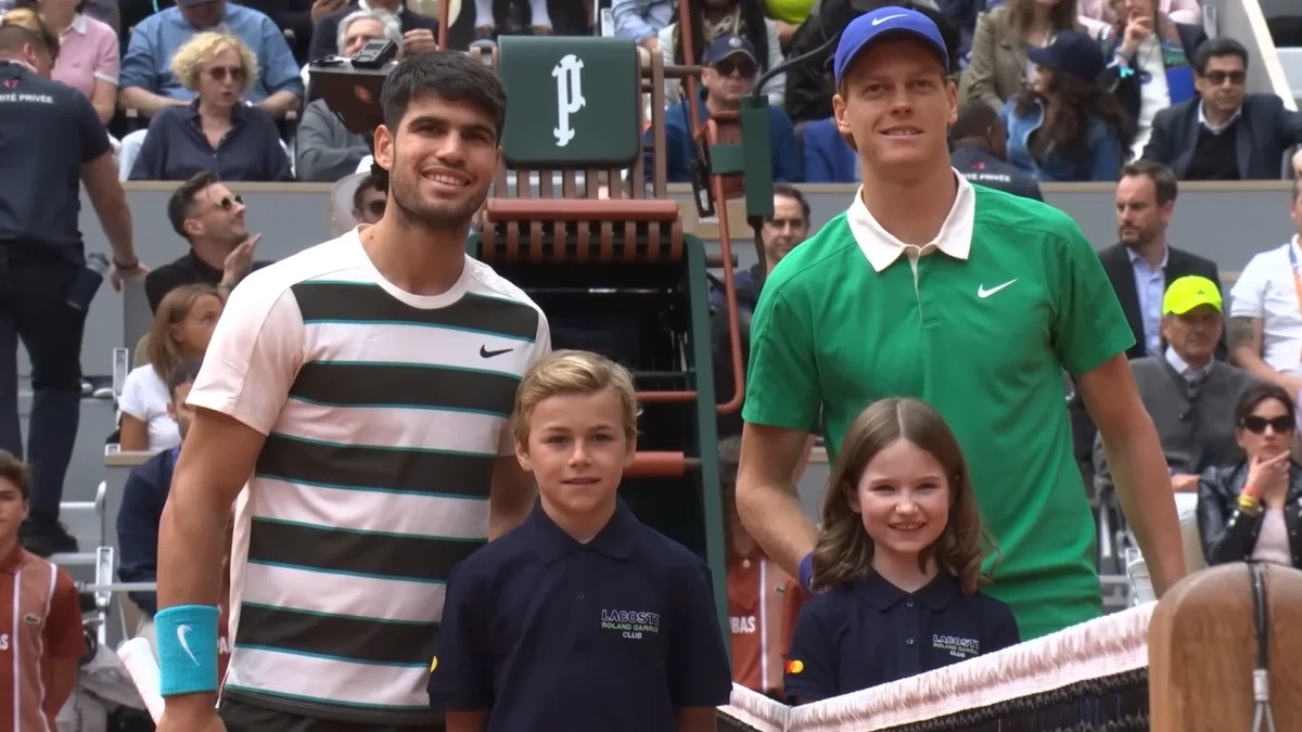 Карлос Алькарас и Янник Синнер / Скриншот