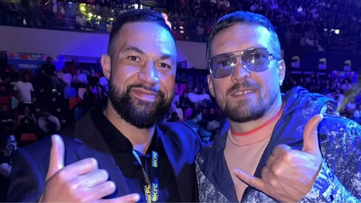 Паркер и Усик / фото: instagram.com/joeboxerparker