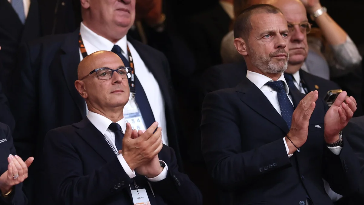 Даниэл Леви и Чеферин / фото: Michael Steele/Getty Images