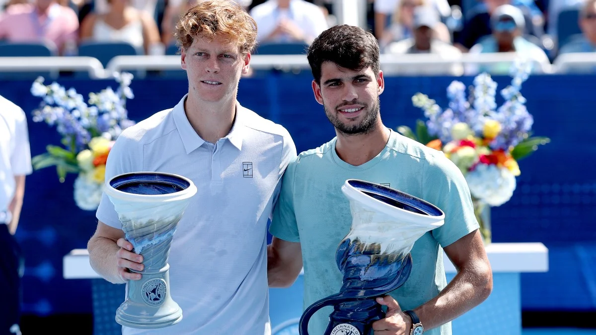 Янник Синнер и Карлос Алькарас / Getty Images