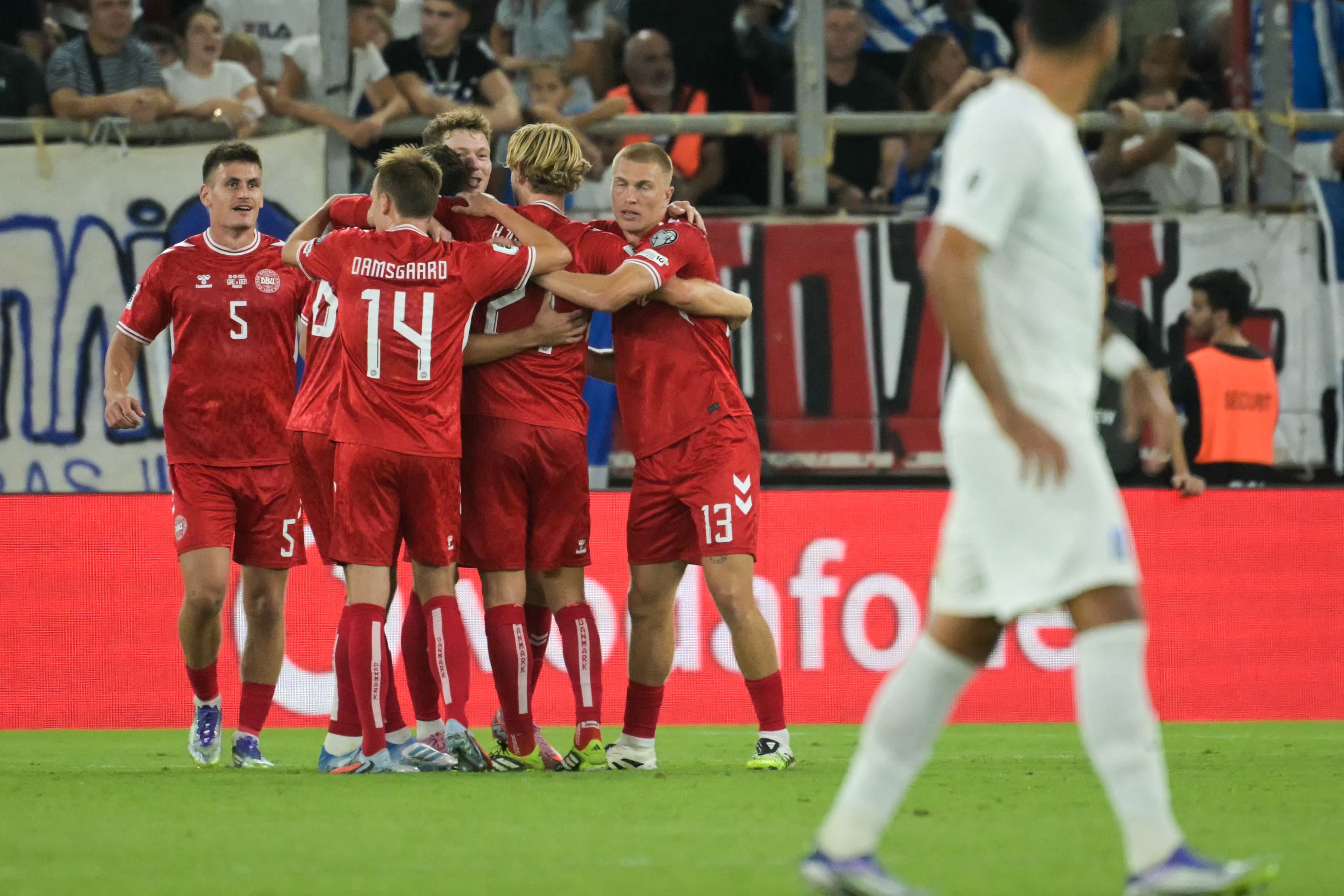 Греція – Данія – 0:3 / ARIS MESSINIS/AFP via Getty Images