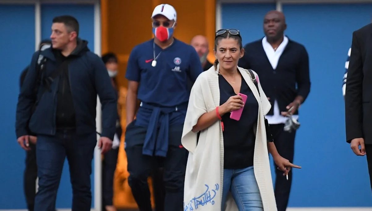 Килиан Мбаппе и Файза Ламари / фото: A. Réau/L'Équipe