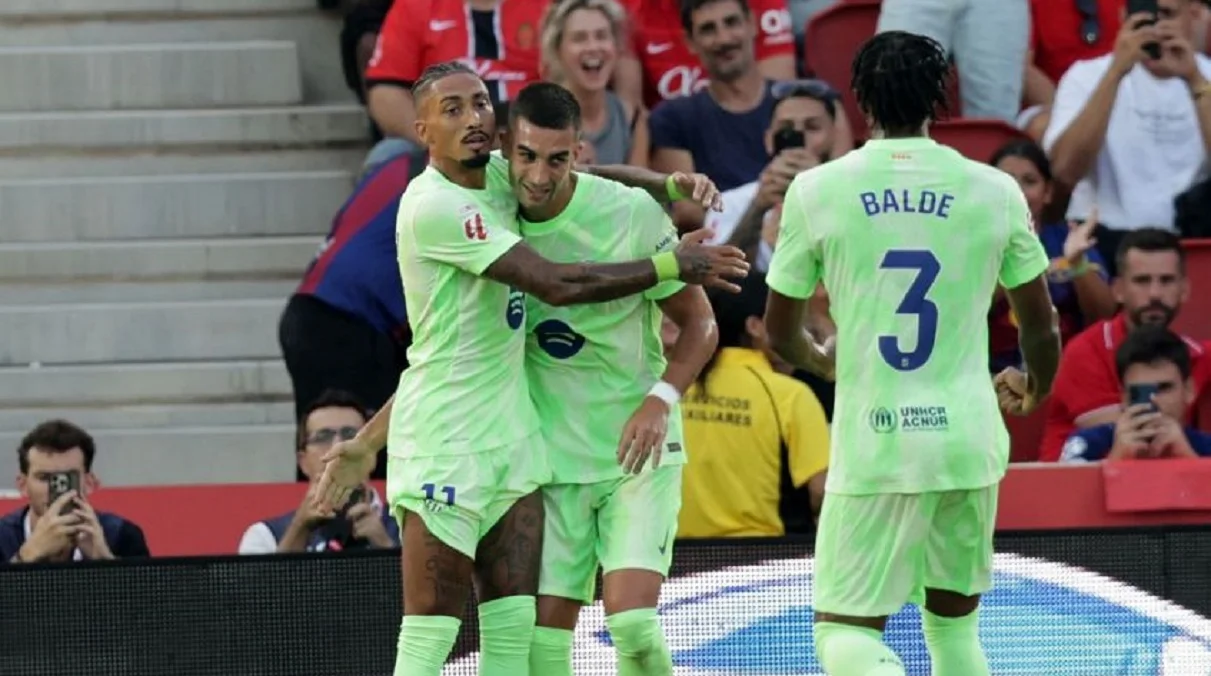 Барселона святкує скандальний гол Феррана / Сайт Ла Ліги