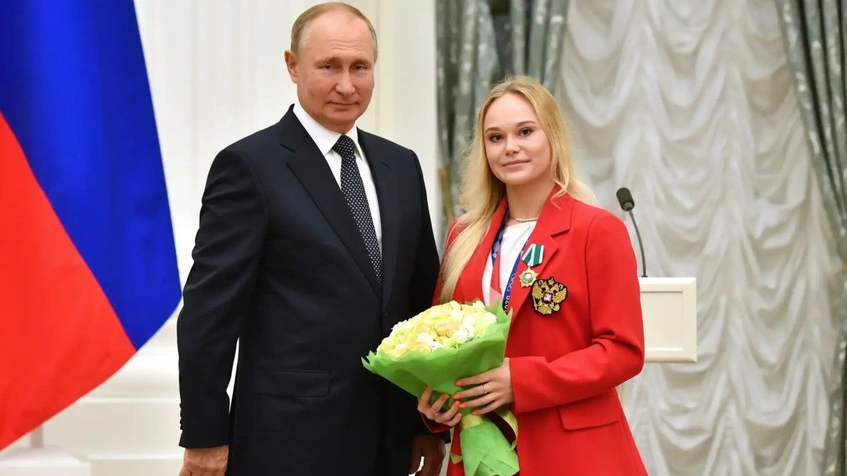 Володимир Путін та Ангєліна Мєльнікова / російські ЗМІ