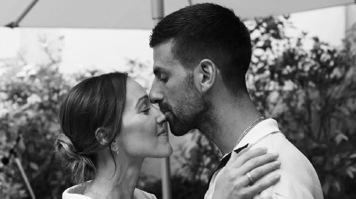 Джокович с женой Еленой / Фото с https://www.instagram.com/djokernole/