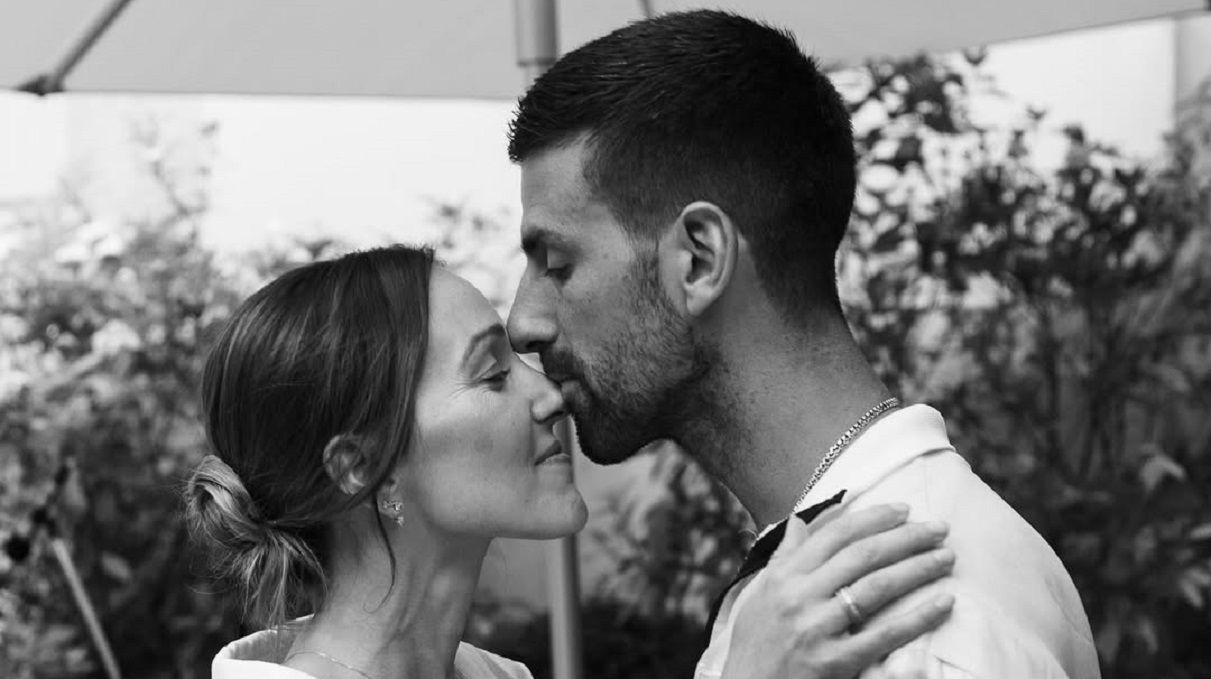 Джокович с женой Еленой / Фото с https://www.instagram.com/djokernole/