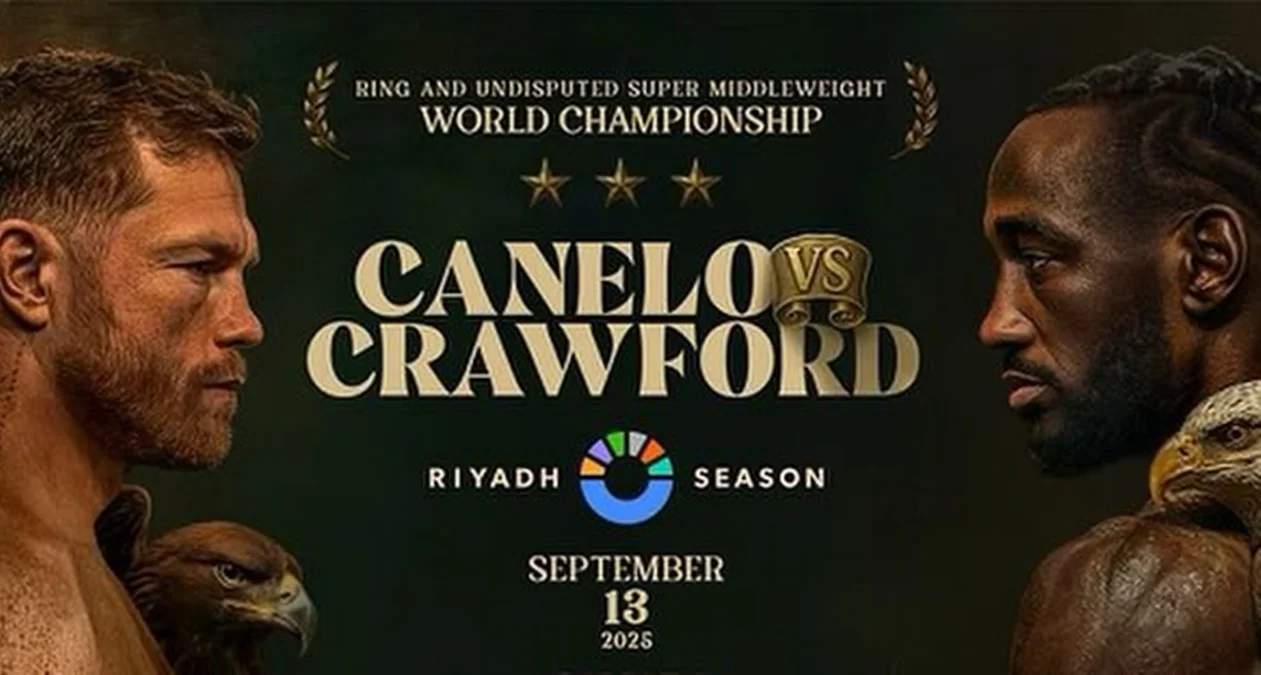 Афіша бою Канело – Кроуфорд / Netflix