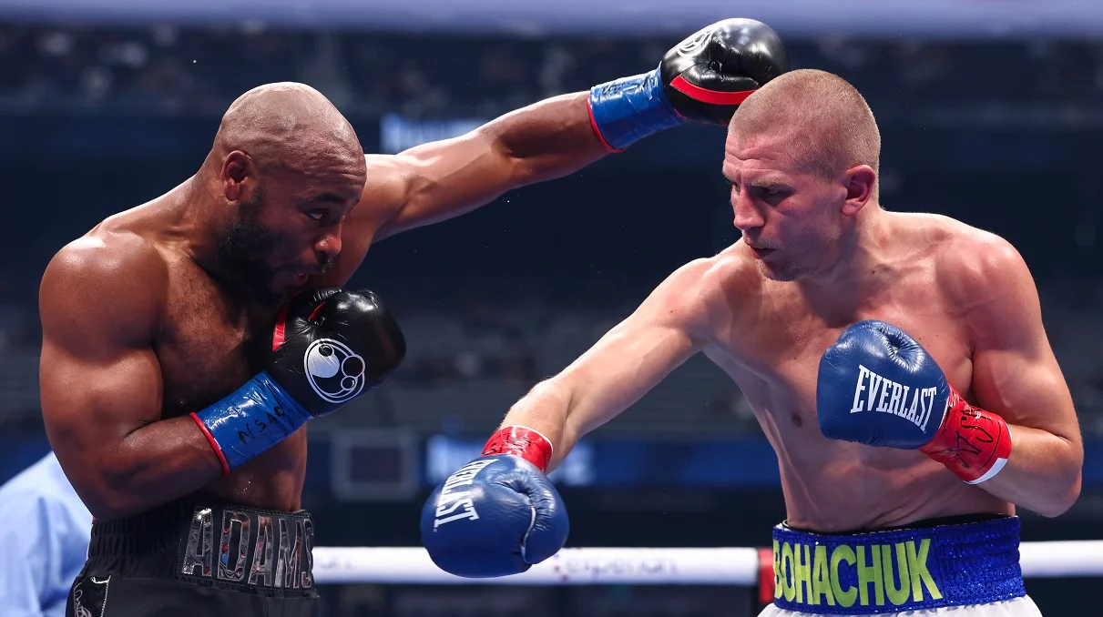 Брендон Адамс та Сергій Богачук / Photo by Ed Mulholland/TKO Worldwide LLC via Getty Images