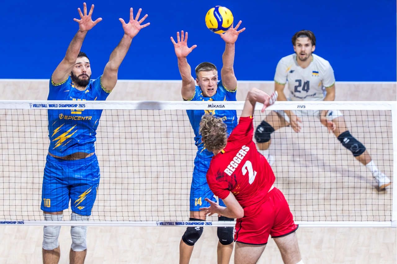 Украинцы проиграли бельгийцам / FIVB