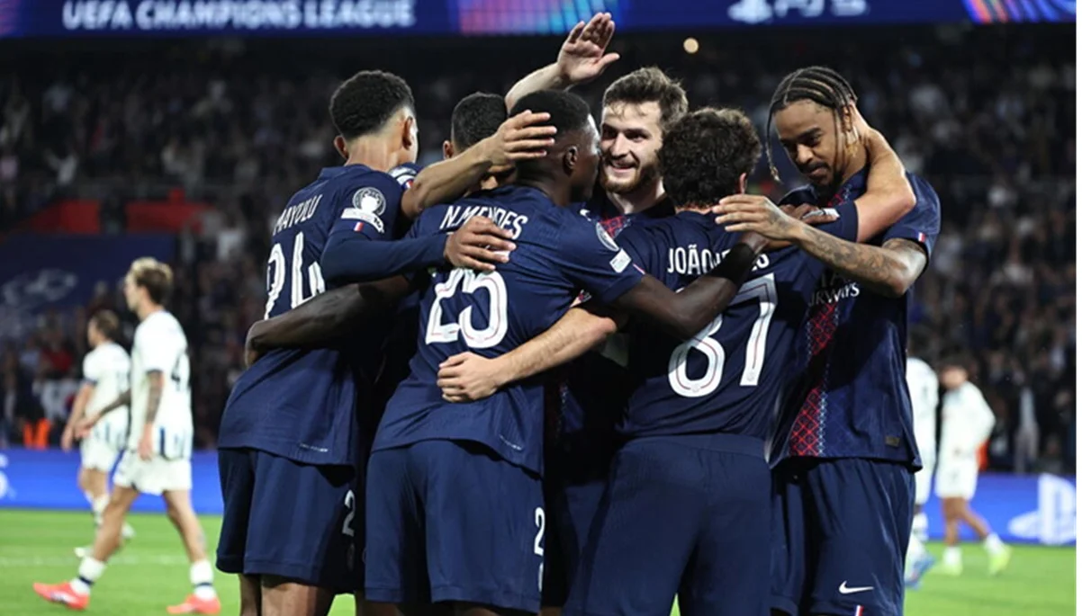 Игроки ПСЖ / фото: LP / Fred Dugit