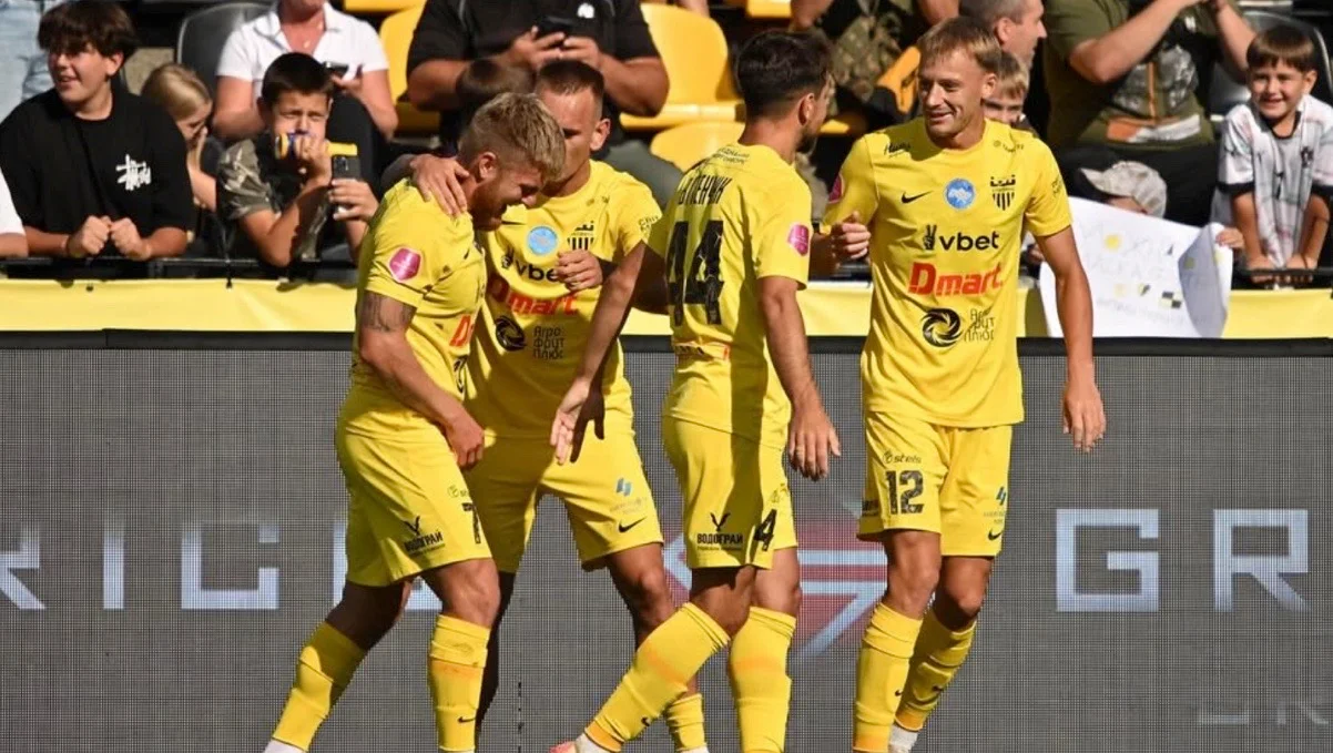 Євген Підлепенець (праворуч) / фото: ФК Буковина