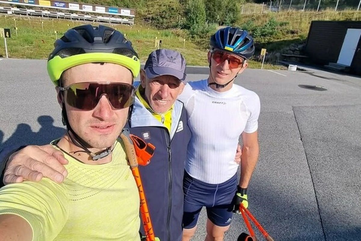 Тарас Лесюк, Юрай Санітра та Дмитро Підручний / Biathlonnews