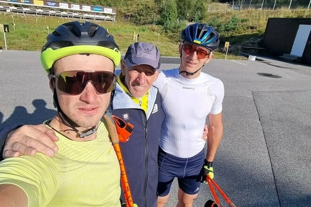 Тарас Лесюк, Юрай Санитра и Дмитрий Пидручный / Biathlonnews