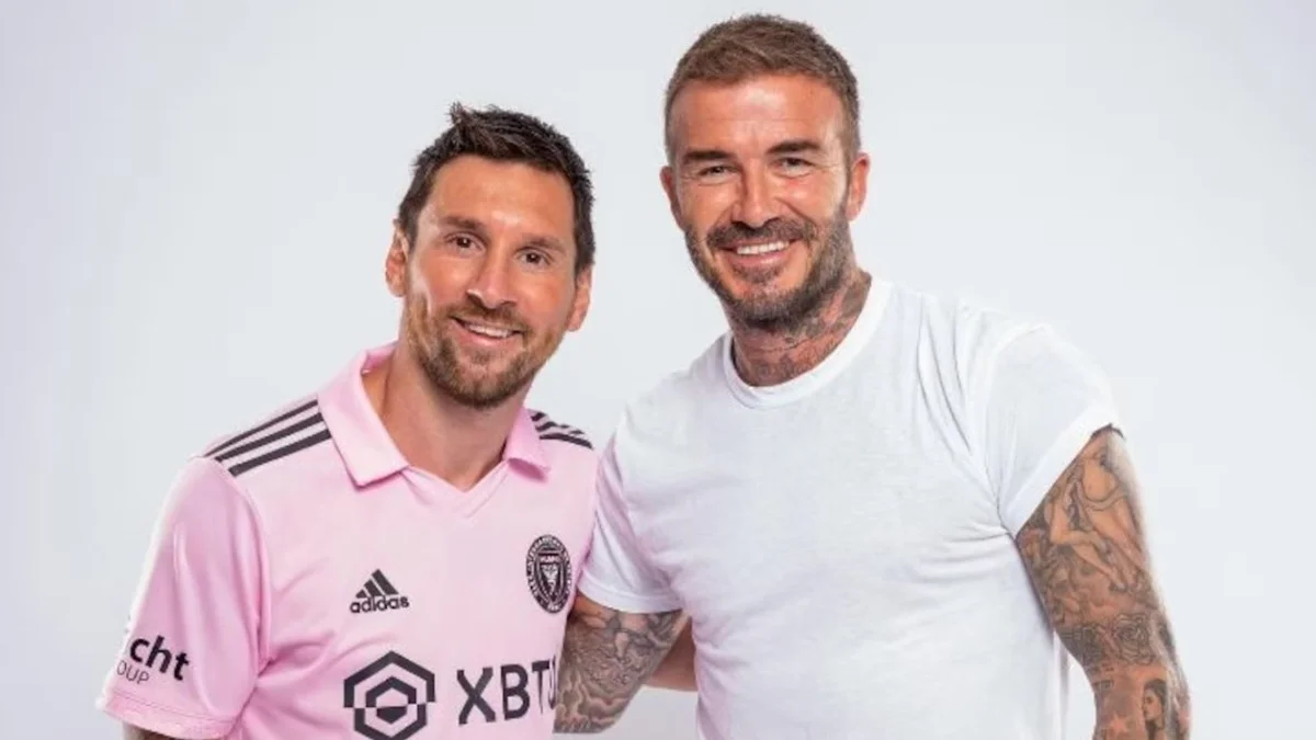 Лионель Месси и Дэвид Бекхэм / IMAGO