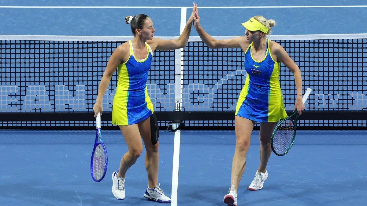 Марта Костюк и Людмила Киченок / фото: Федерация тенниса Украины