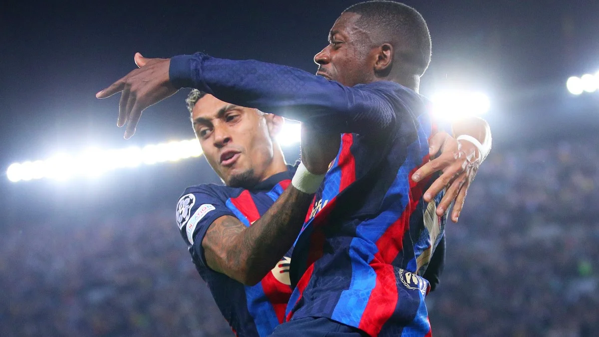 Рафинья и Усман Дембеле / Getty Images