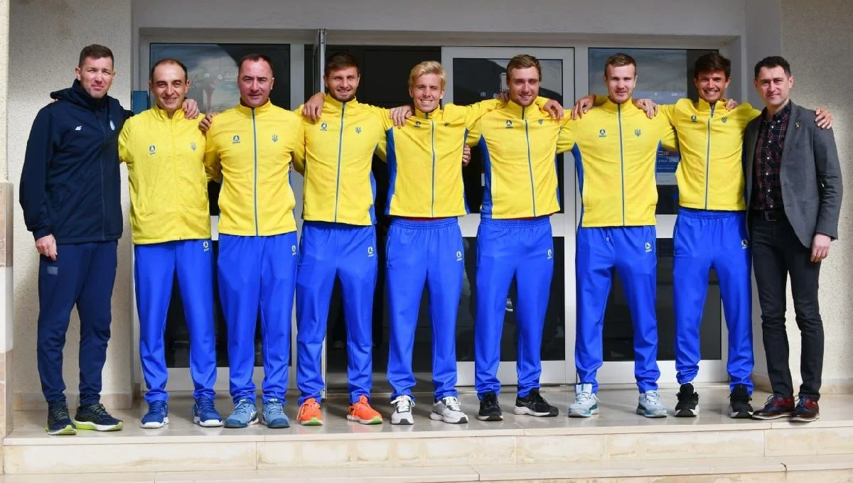 Чоловіча збірна України з тенісу / фото: ФТУ