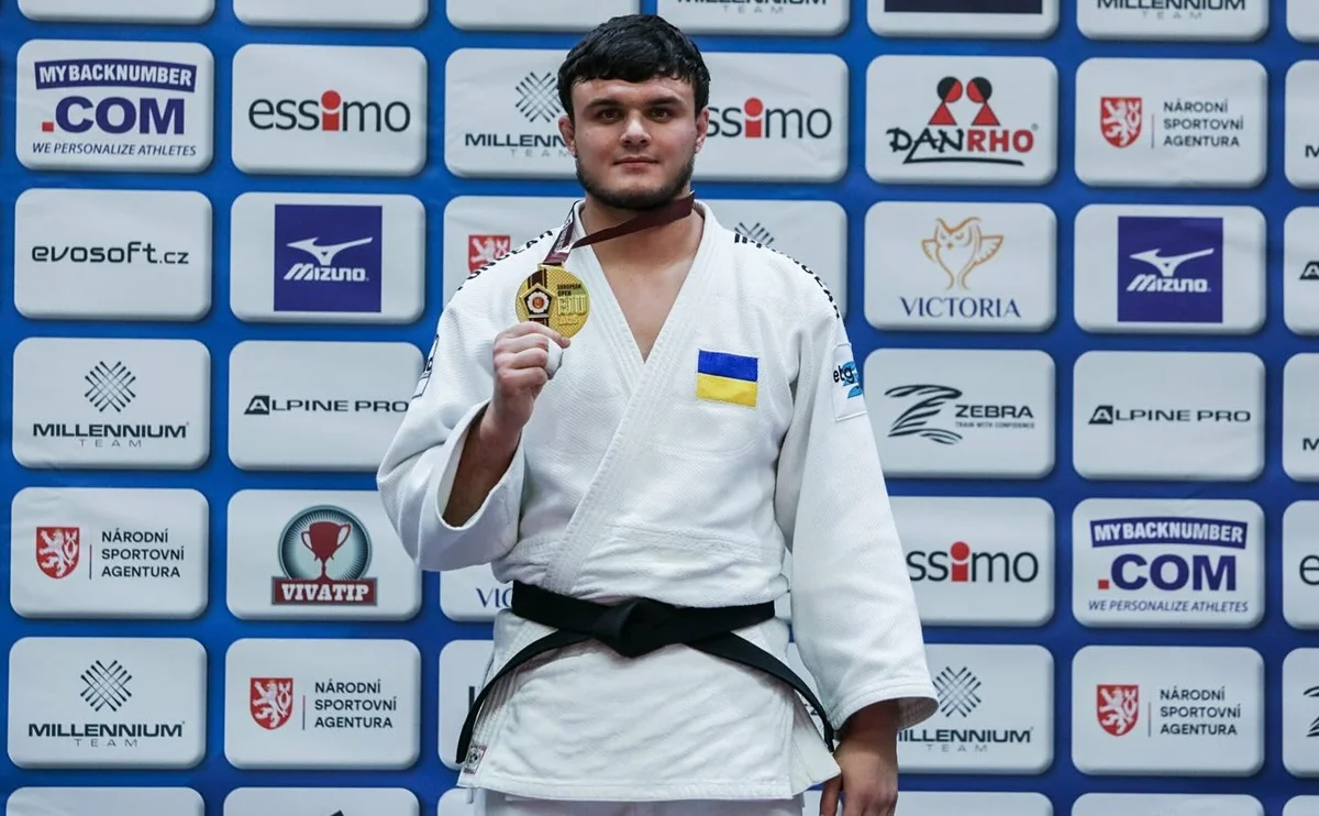 Фото к новости: Украинцы забрали весь подиум в одной категории на European Open-2025 по дзюдо