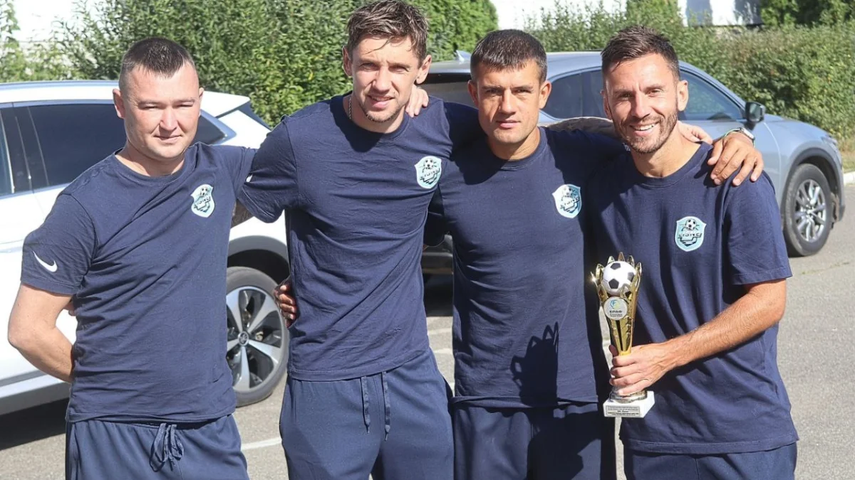 Гармаш та Рибалка у складі ЛІсного / фото: ФК Лісне