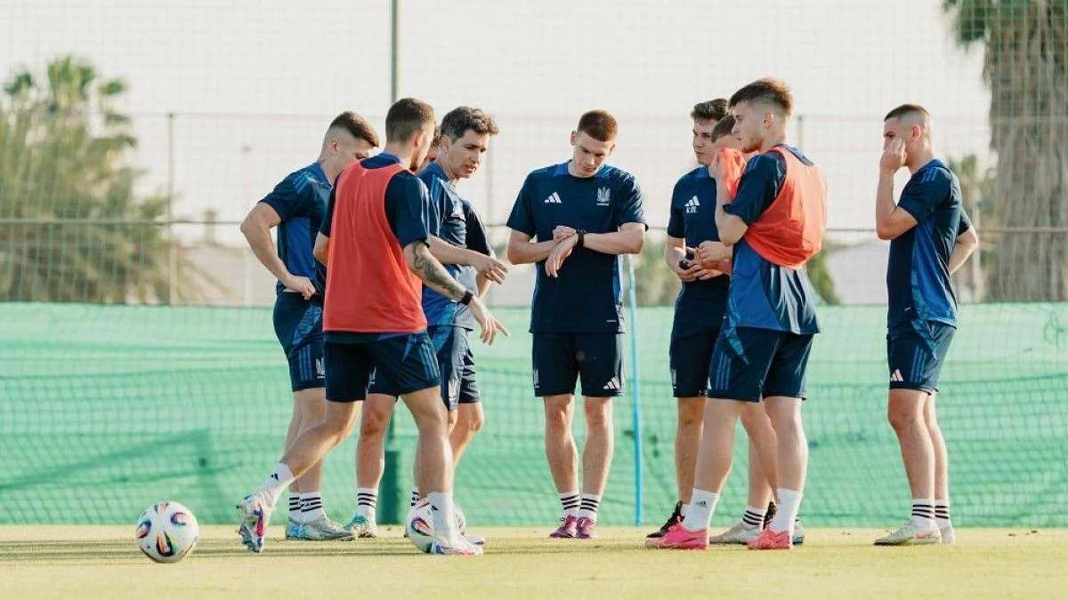 Игроки сборной Украины U-21 / фото: УАФ