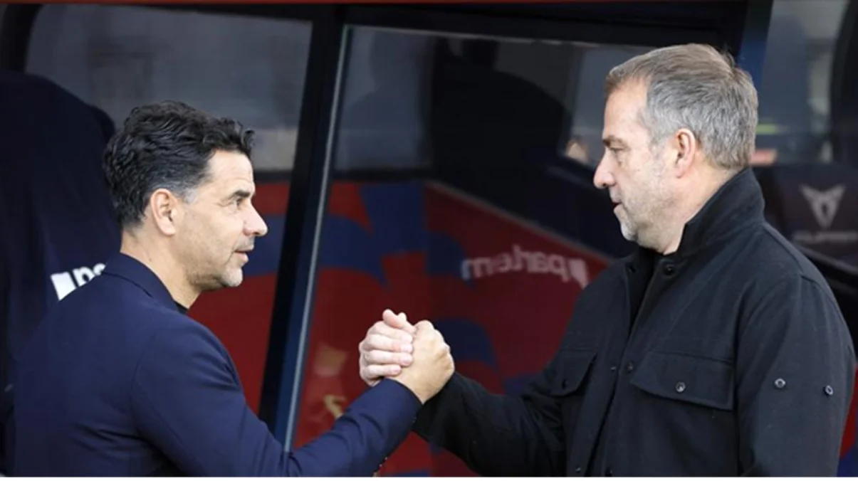 Мічел та Гансі Флік / фото: Pep Morata / Propias