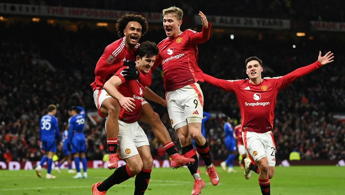 Игроки Манчестер Юнайтед / фото: Gareth Copley/Getty Images
