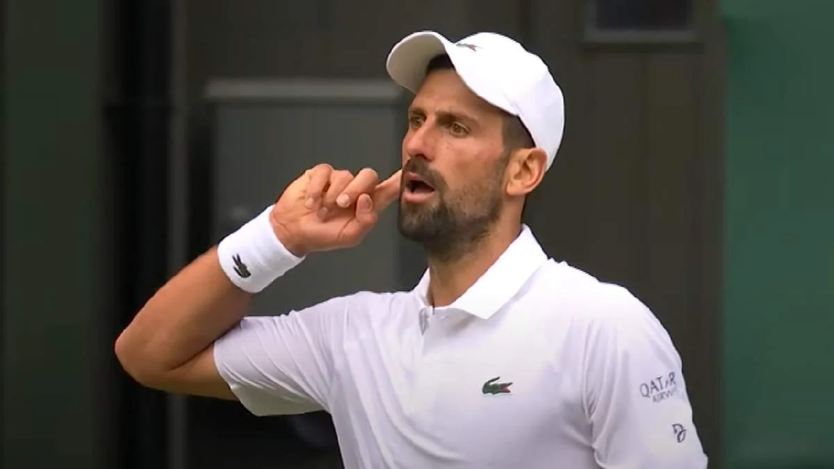 Новак Джоковіч / Стоп-кадр з відео