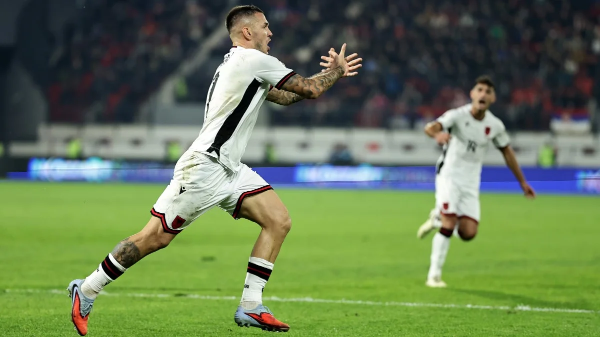 Рей Манай празднует гол в ворота Сербии / Photo by Srdjan Stevanovic/Getty Images