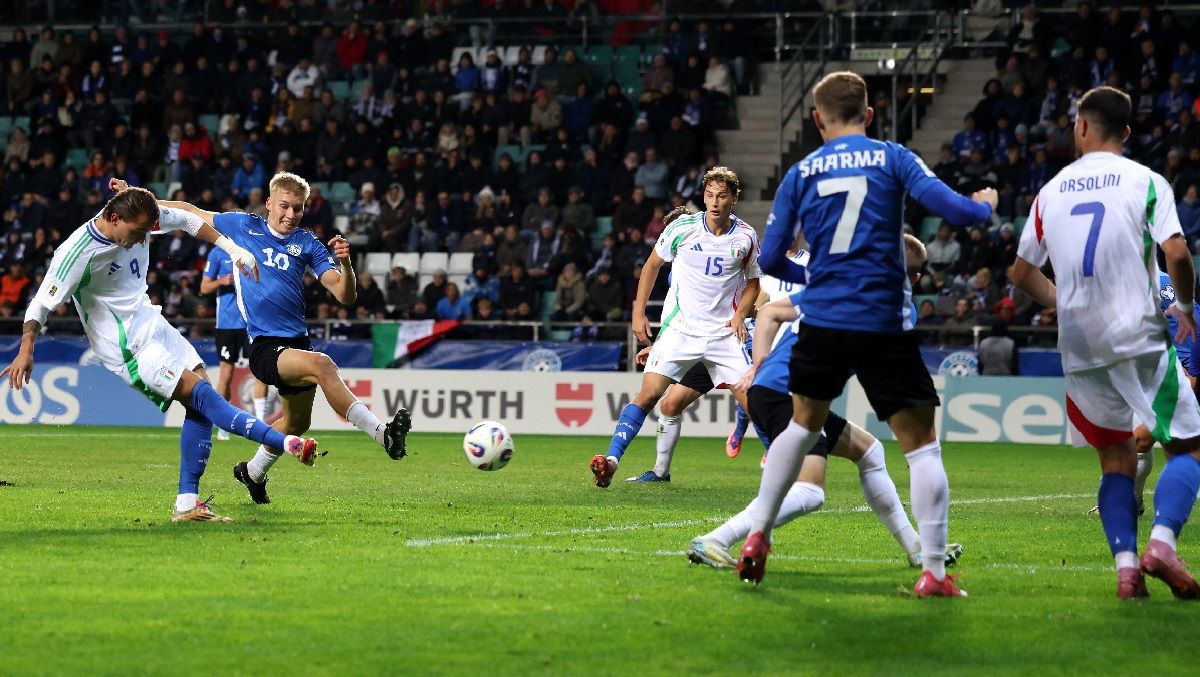 Эстония – Италия – 1:3 / Photo by Joosep Martinson - UEFA/UEFA via Getty Images