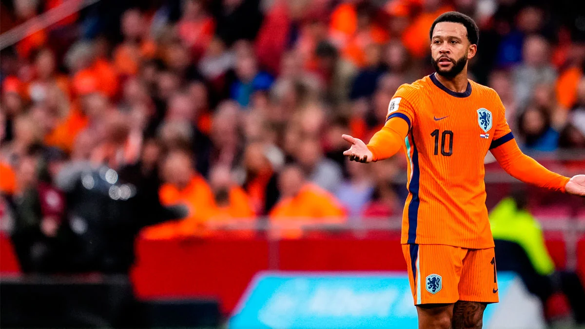 Мемфис Депай стал лучшим ассистентом в истории сборной Нидерландов / Rene Nijhuis/MB Media/Getty Images