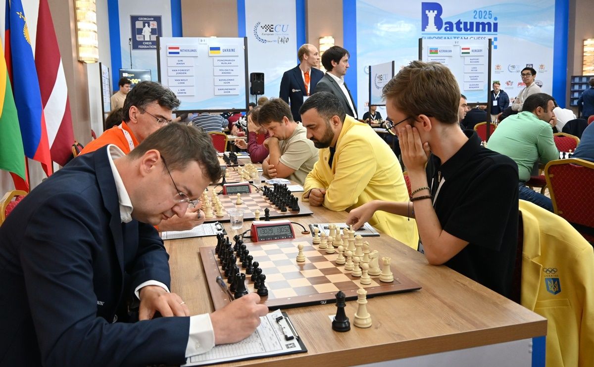 Украинцы одолели команду Нидерландов / фото: etcc2025.com
