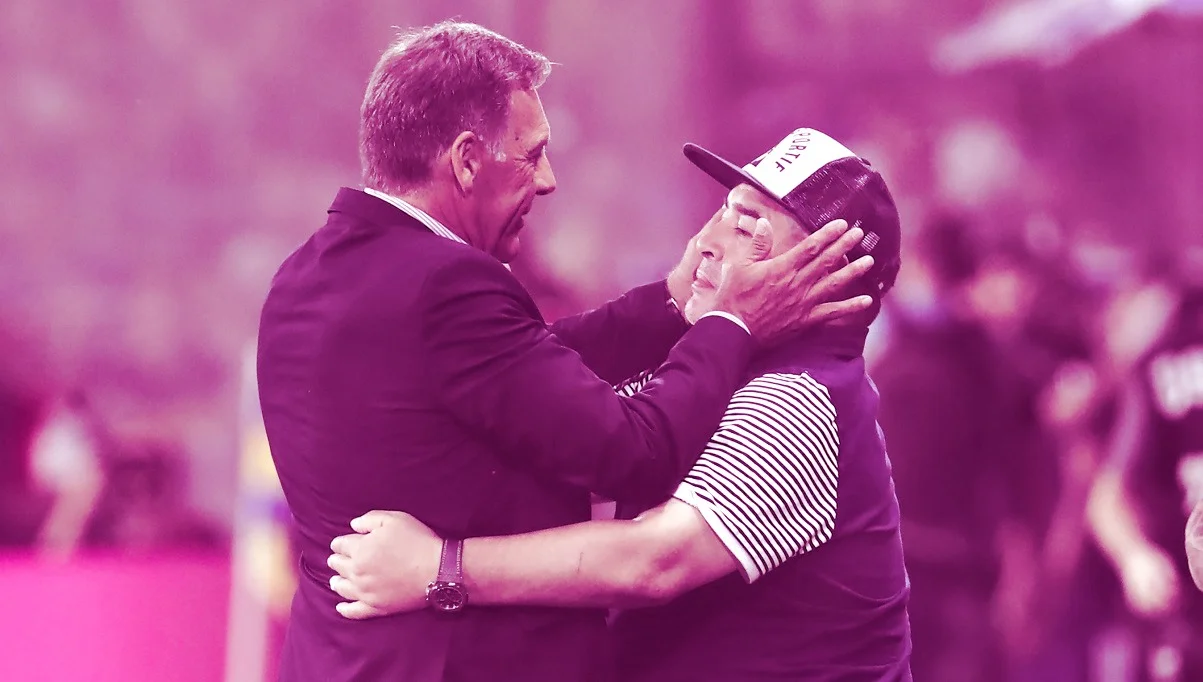 Мігель Анхель Руссо і Дієго Марадона знову разом / Getty Images