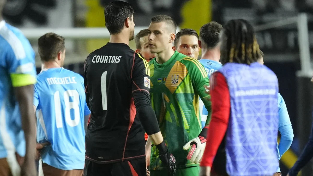 Тибо Куртуа и Андрей Лунин / Getty Images