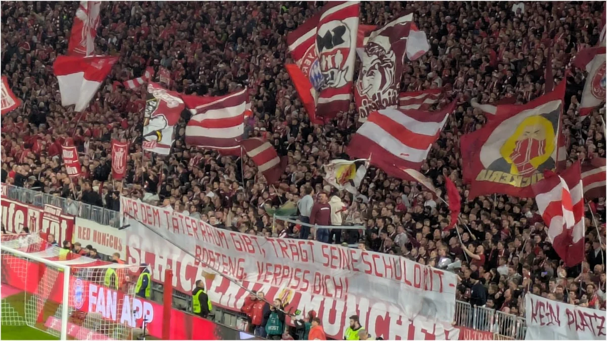 Банер фанатів Баварії / Скріншот