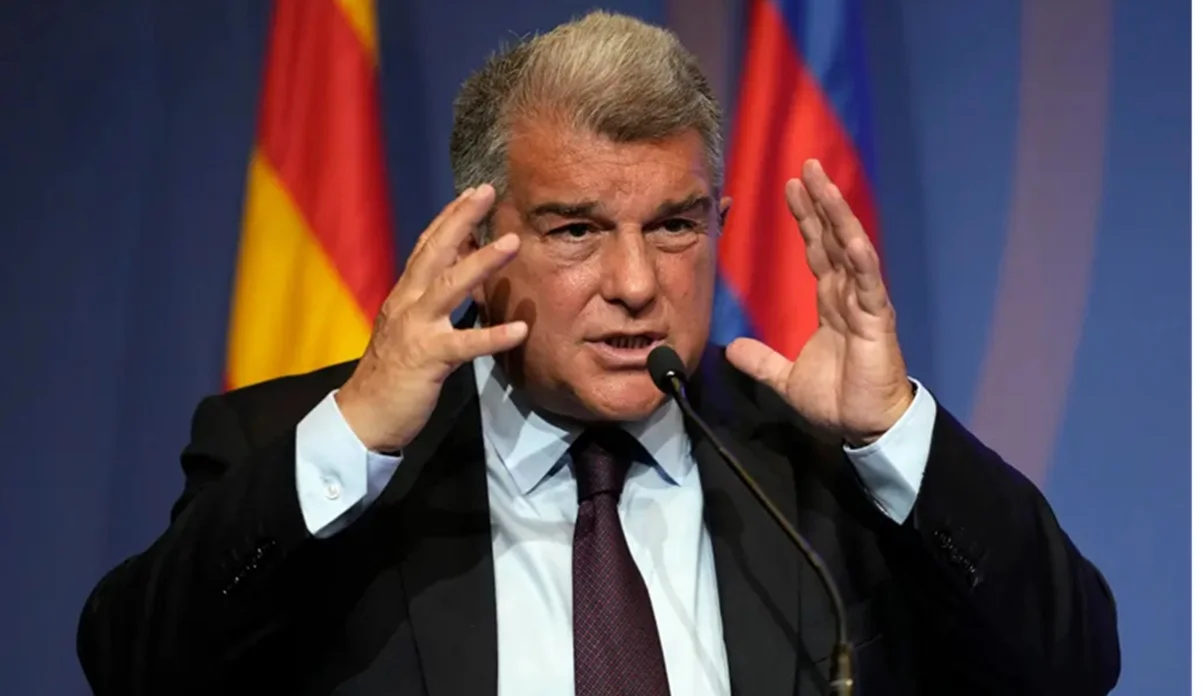 Жоан Лапорта / фото: EFE/ Alejandro Garcia