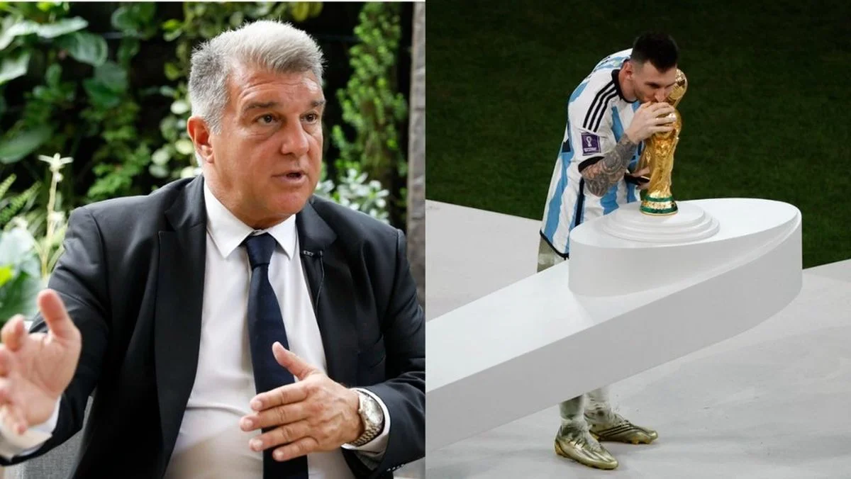 Лапорта та Мессі / EFE