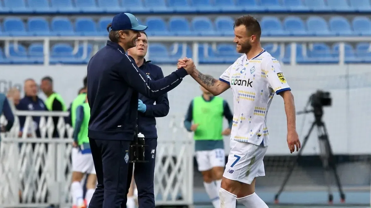 Александр Шовковский и Андрей Ярмоленко / фото: ФК Динамо Киев