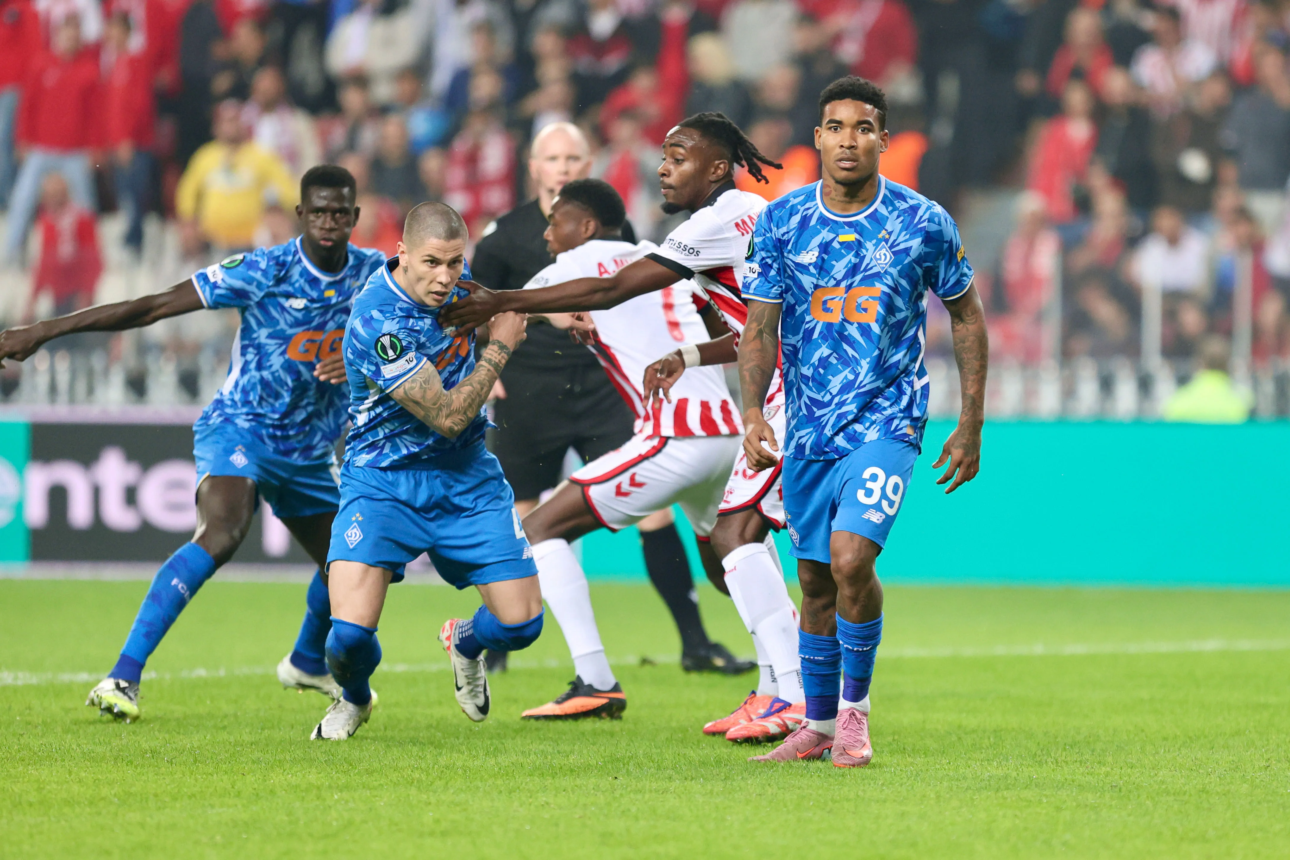 Денис Попов та Едуардо Герреро / фото: Динамо Київ