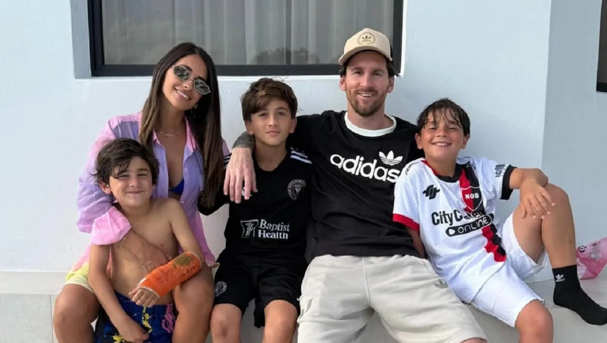 Счастливая семья Месси / https://www.instagram.com/leomessi/