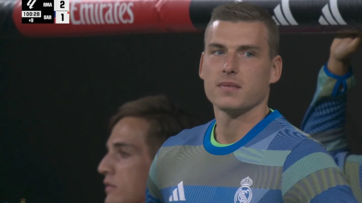 Андрей Лунин / Скриншот