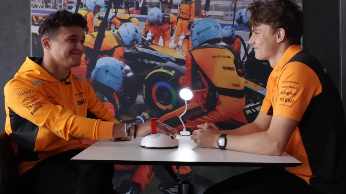 Ландо Норріс та Оскар Піастрі / Скріншот